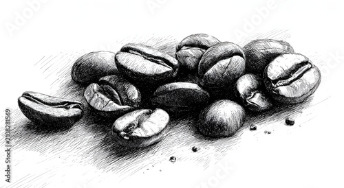coffee beans closeup