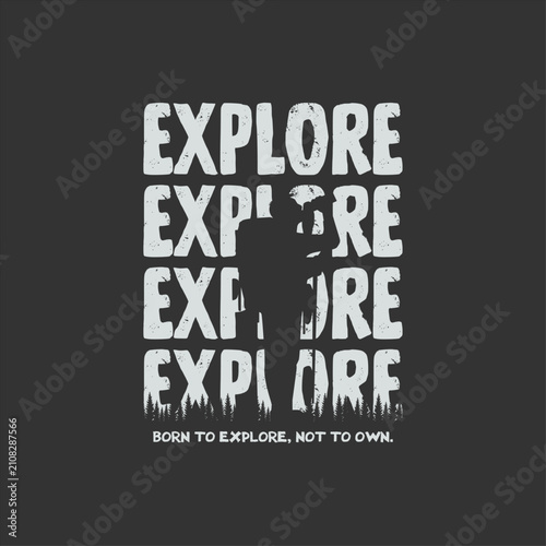 explore typography for print t shirt vector 
