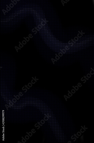 Bild auf Leinwand ondas punteadas color azul