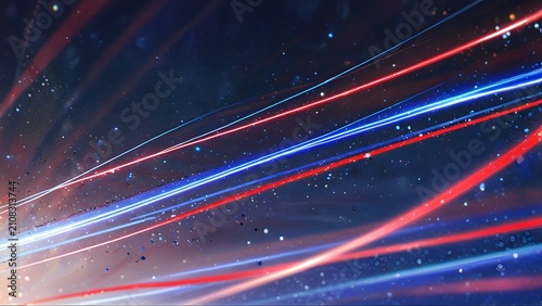 neon light streaks futuristic motion speed background
