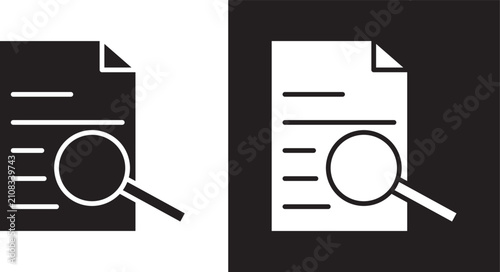 Obraz na płótnie Case studies icon
