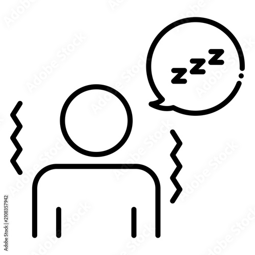 Nocturnal Sleep Seizure Icon