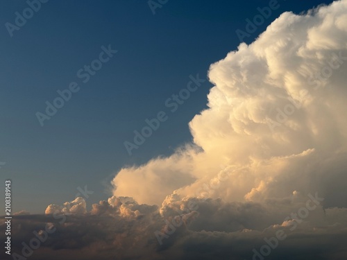 Photography beautiful cloudscape in the sky