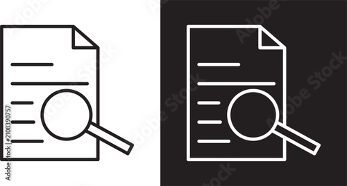 Obraz na płótnie Case studies icon
