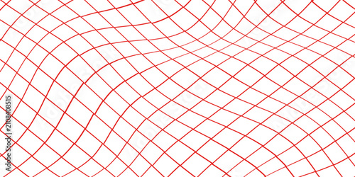 Принти на полотні Red vector graphic illustration of a diamond shaped pattern on a white backgroun