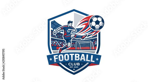 Fotografija Football Club Crest Vector Logo