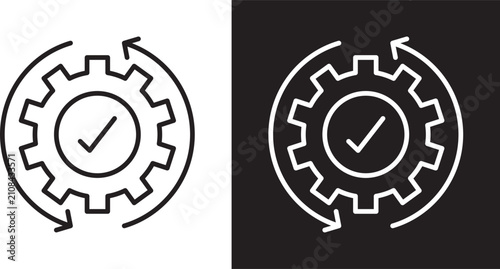 Obraz na płótnie Optimization icon