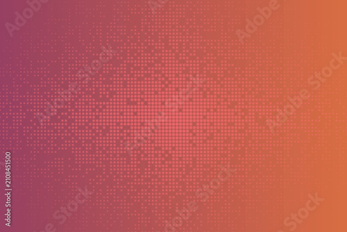 Bild auf Leinwand Subtle gradient dot pattern background in warm coral and mauve tones for digital