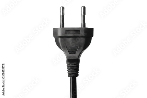 Foto European Two Pin Power Plug and Cable Connector