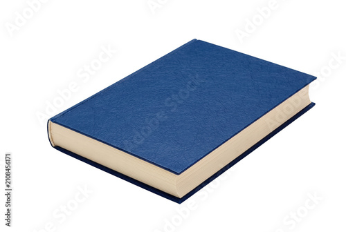 Fotografie Classic Blue Hardcover Book with Textured Surface