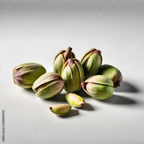 Close-up of fresh pistachio...