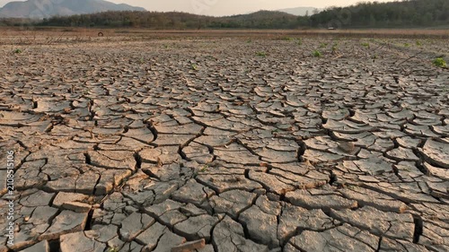 barren paddy field desertification el nino land degradation