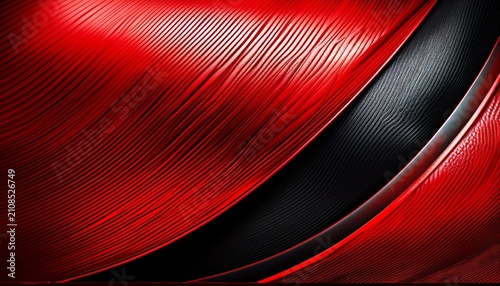 Red And Black Carbon Fiber Texture