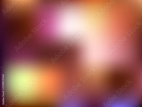 Abstract Colorful Bokeh Background with Vibrant Rainbow Lights and Glowing Gradient Motion Texture