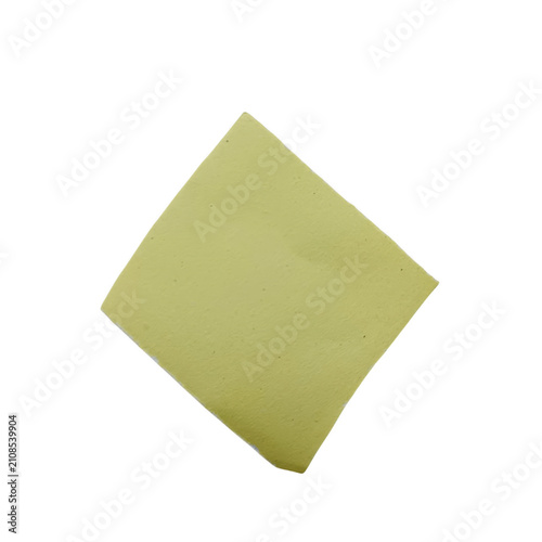 Yellow square geometric shape vector icon flat design