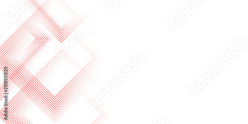 Принти на полотні Abstract white background with red gradient square shaped