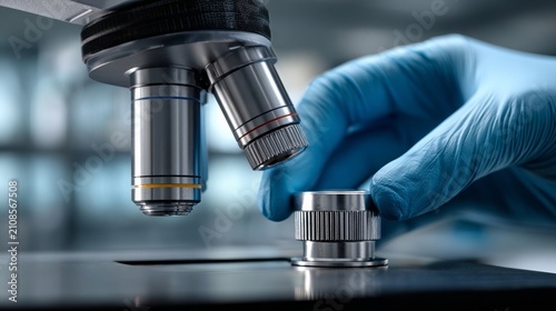 Exploring the secrets of science with a microscope