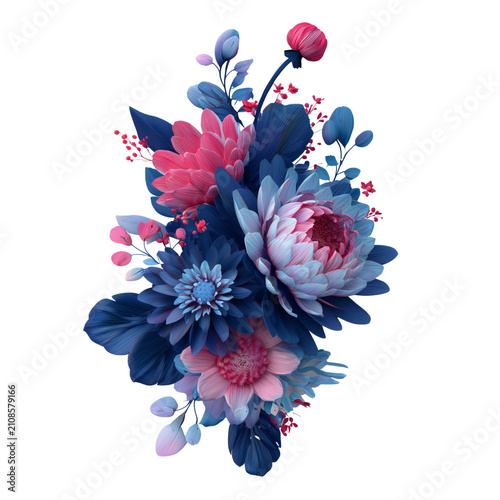 Large red bead necklace with po - Spring-inspired paper cut flowers frame with vibrant layered blossoms on transparent png background. Ai generated