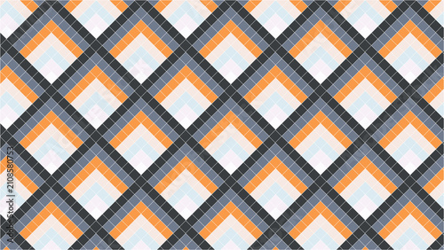 Seamless Modern Checker Tile Pattern with Abstract Geometric Background Design