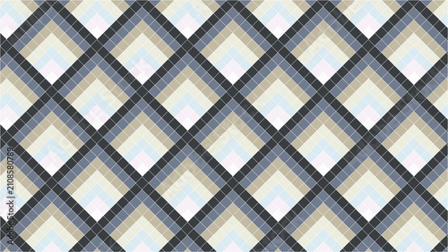 Seamless Abstract Tile Pattern with Minimal Geometric Square Design Background