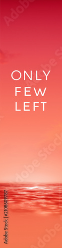 Black Friday Only Few Left Sale Vertical Banner