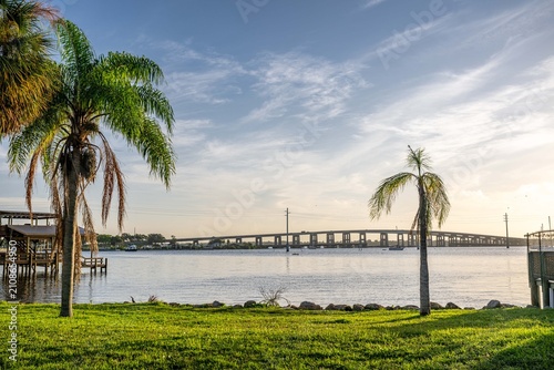 Konstfotografi historic Cocoa Village, Florida