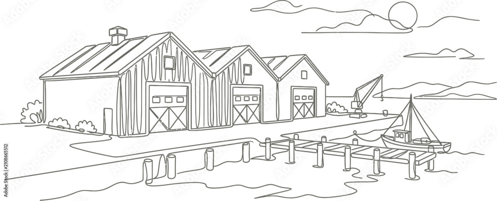 Fototapeta premium house in the woods