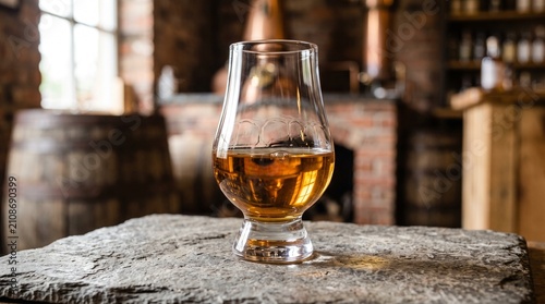 Single Pot Still Irish Whiskey in Glencairn Glass