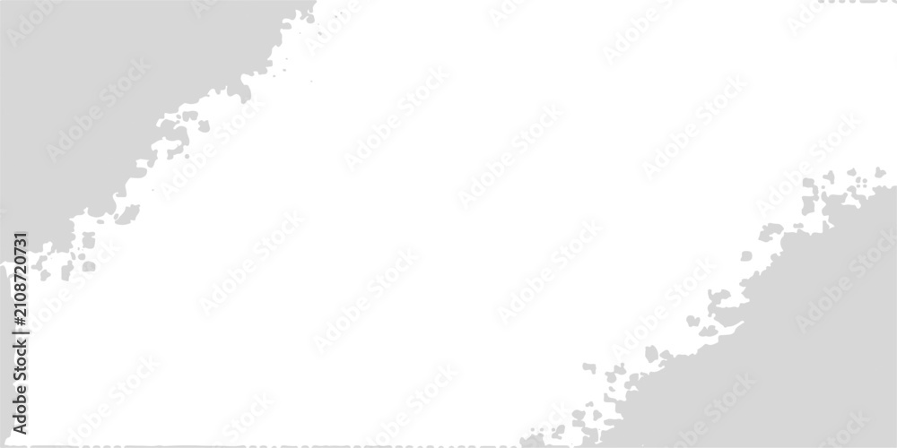Fototapeta premium Abstract White Paint Splatter Brush Strokes on Light Gray Background with Copy Space for Design