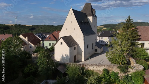 Obraz na plátne Ausflugsziele der Buckligen Welt, Wehrkirche Lichtenegg