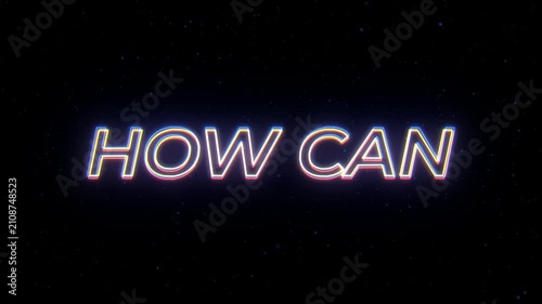  How Can Neon Sign Text with Classic Retro Theme