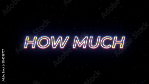  How Much Neon Sign Text with Classic Retro Theme