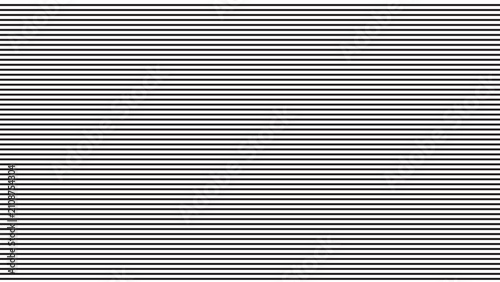 Foto Minimalist black and white horizontal parallel line pattern background with hori