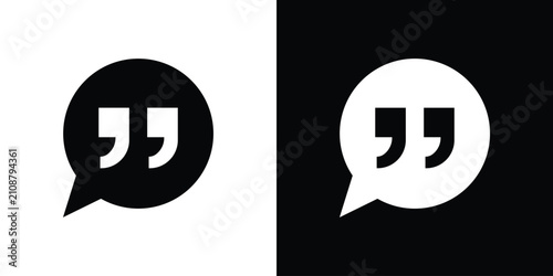 Comment quote icon for creative designs