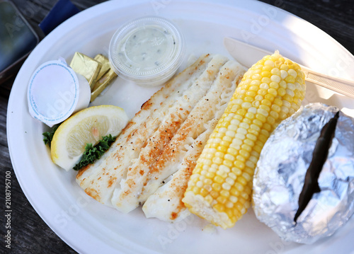 broiled fish
