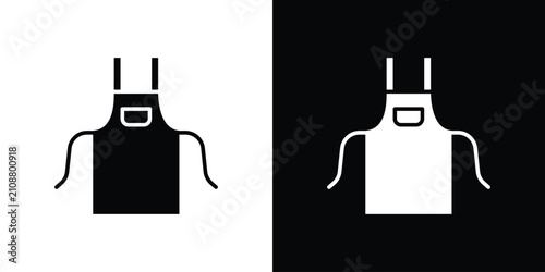 Foto Apron icon editable design collection. EPS10
