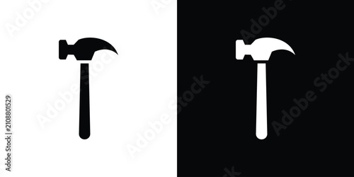 Fotografía Hammer icon editable design collection. EPS10