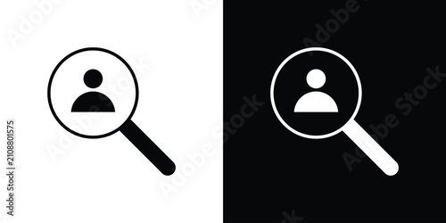 Fotografie Hiring icon editable design collection. EPS10