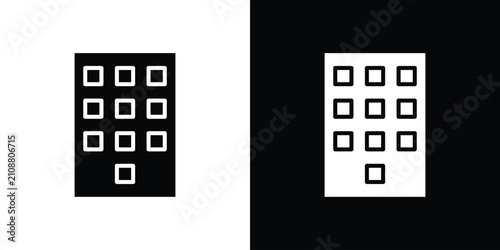 Fotografía Interphone icon minimal artwork bundle