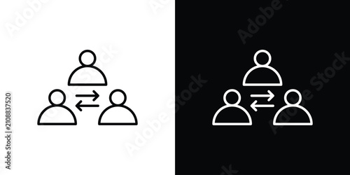 Photos Mediator icon minimal symbol collection