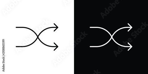 Photos Shuffle icon collection for website