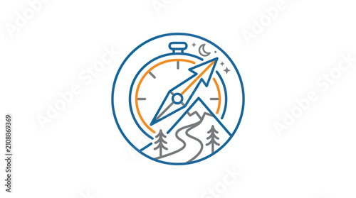 Фотография Compass Navigation Tool for Adventure.