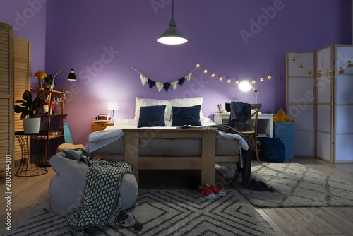 Interior of childrens room ...