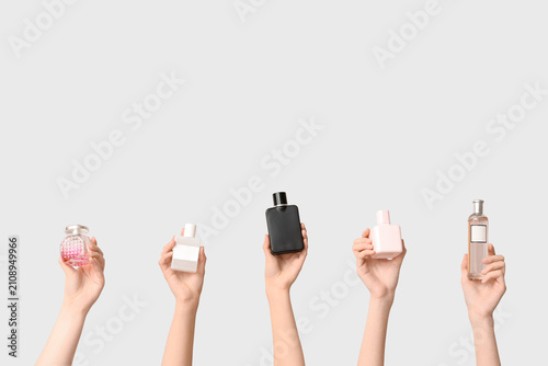 Female hands with different...