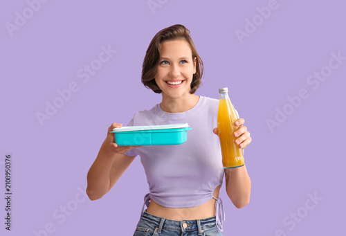 Beautiful young happy woman...