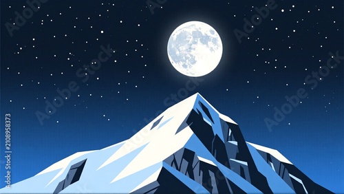 moon and stars