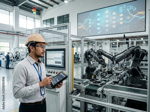 industrial technician at work