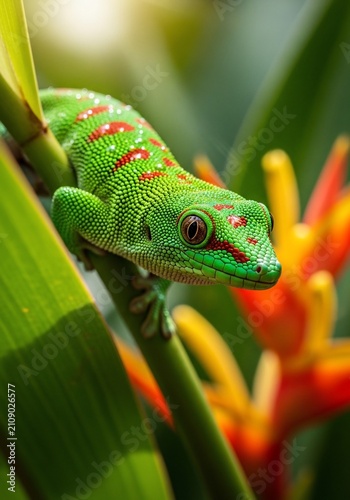 Emerald Jewel of the Sun-Kissed Bloom