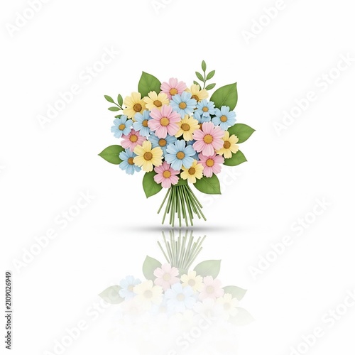 Pastel Petals, Whispering Bloom, Gentle Dewdrops