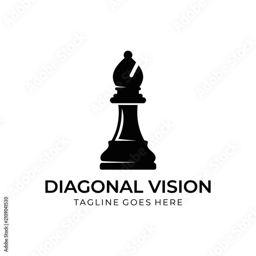 Принти на полотні Tactical gaming graphic representing strategy and intelligence for business or sport